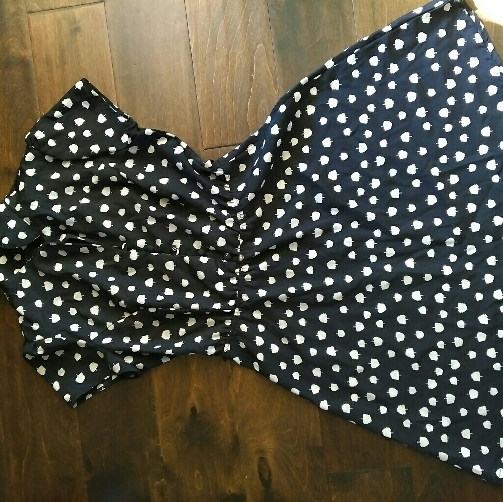 Cute blk and white tree dress